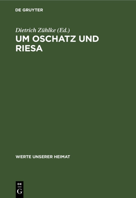 Cover image for book Um Oschatz und Riesa