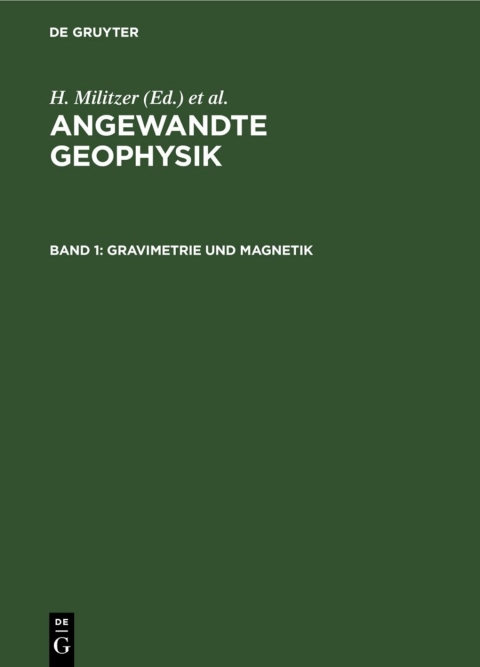 Cover image for book Gravimetrie und Magnetik