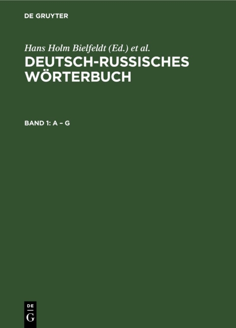 Cover image for book A – G