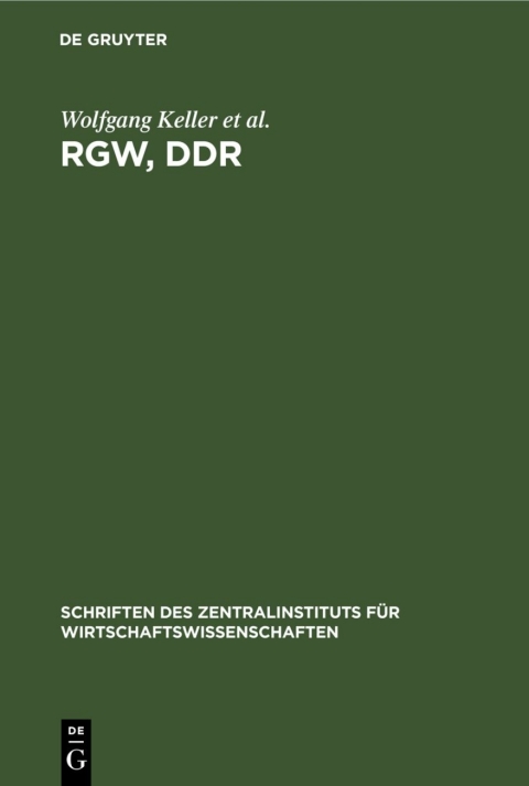 Cover image for book RGW, DDR