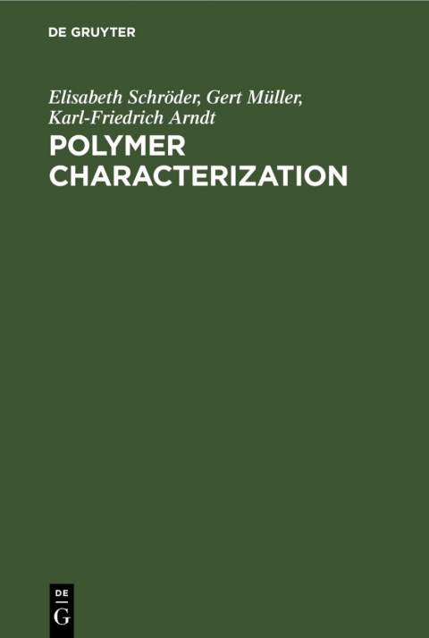 Cover image for book Polymer Characterization