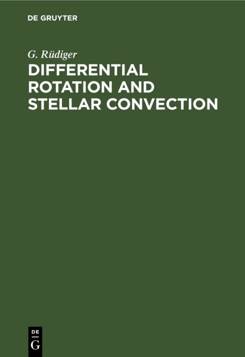 Cover image for book Differential Rotation and Stellar Convection