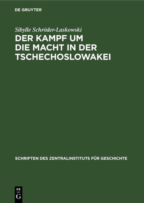 Cover image for book Der Kampf um die Macht in der Tschechoslowakei