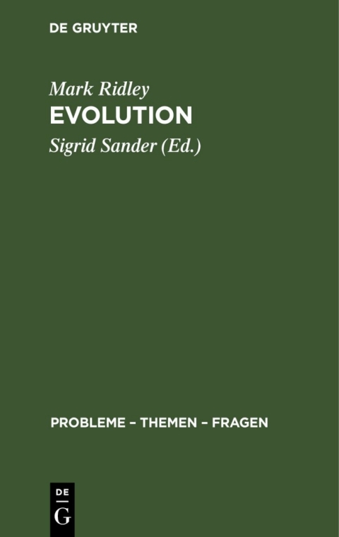 Cover image for book Evolution