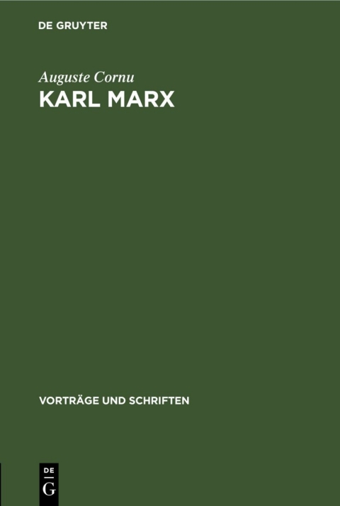 Cover image for book Karl Marx