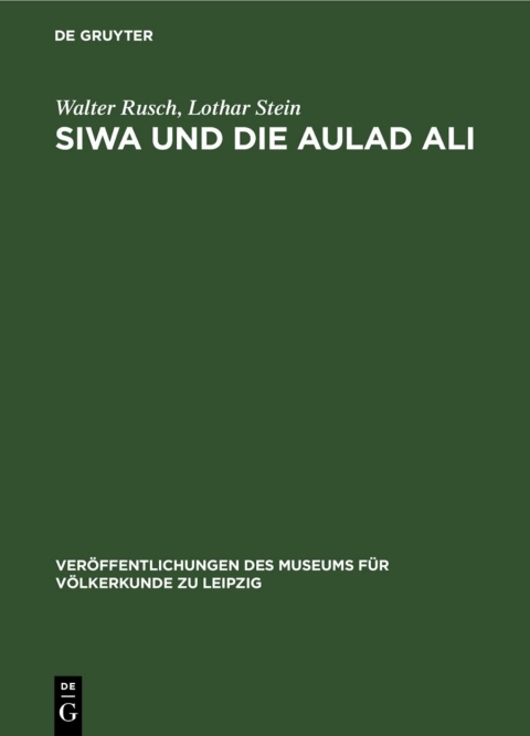 Cover image for book Siwa und die Aulad Ali