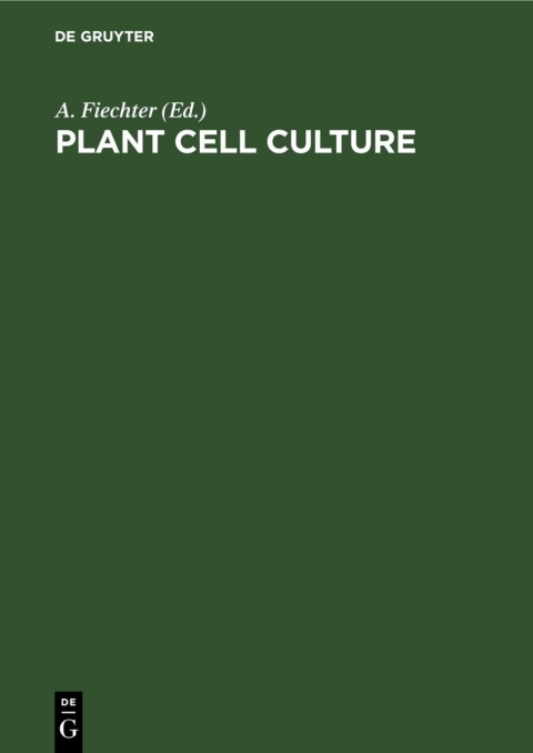 Cover image for book Plant Cell Culture