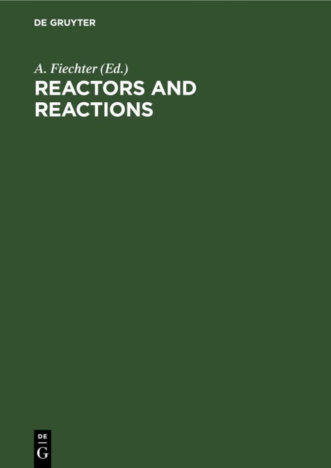 Cover image for book Reactors and Reactions