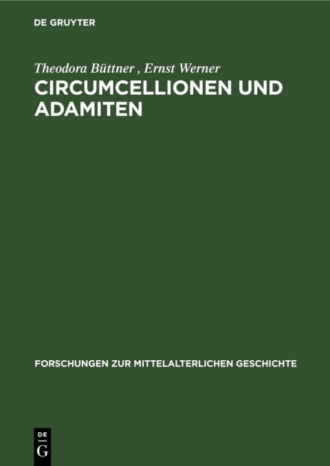 Cover image for book Circumcellionen und Adamiten