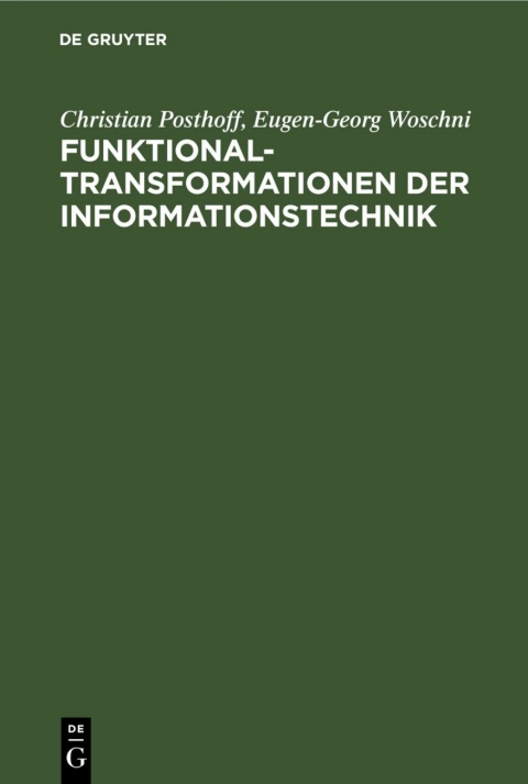Cover image for book Funktionaltransformationen der Informationstechnik
