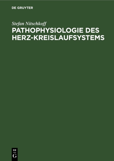 Cover image for book Pathophysiologie des Herz-Kreislaufsystems