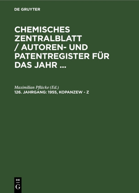 Cover image for book 1955, Kopanzew - Z