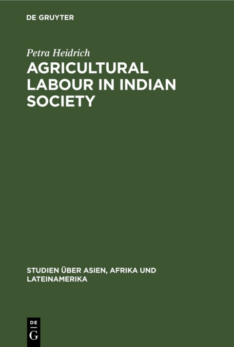 Cover image for book Agricultural Labour in Indian Society
