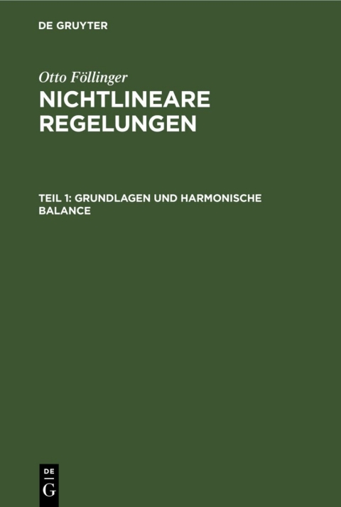 Cover image for book Grundlagen und harmonische Balance
