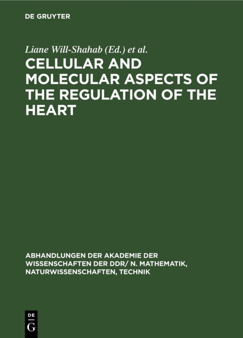 Cover image for book Cellular and Molecular Aspects of the Regulation of the Heart