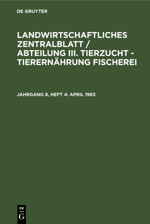 Cover image for book April 1963