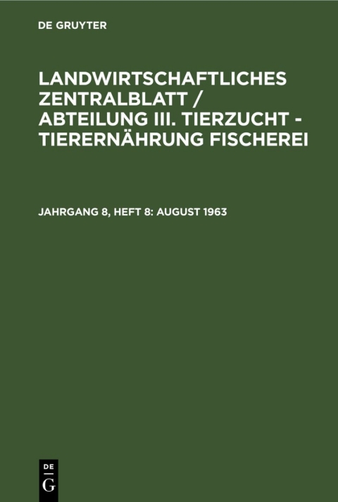Cover image for book August 1963
