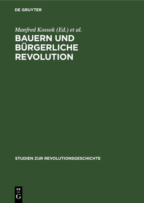 Cover image for book Bauern und bürgerliche Revolution