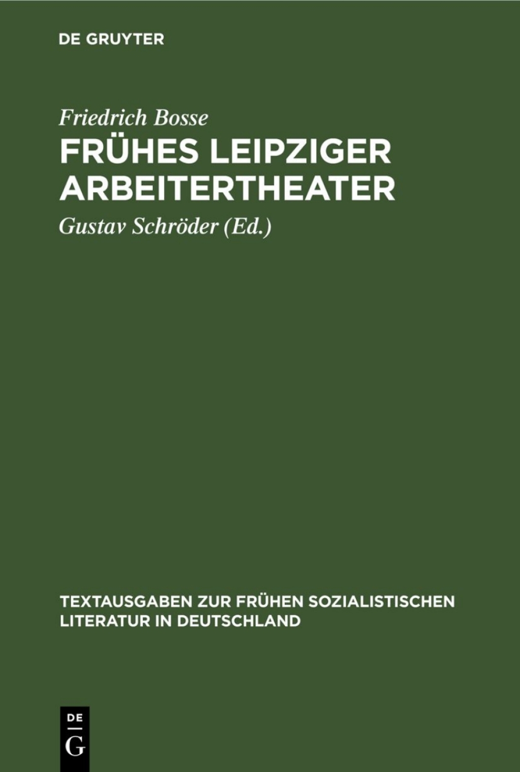 Page Fidelity Frühes Leipziger Arbeitertheater; $148.73