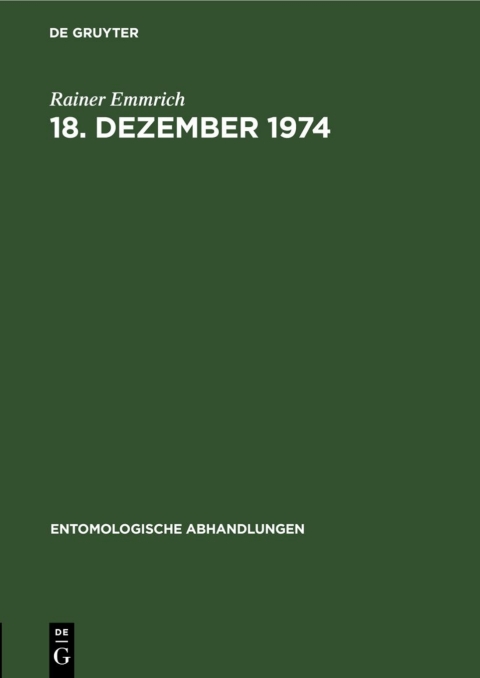 Cover image for book 18. Dezember 1974