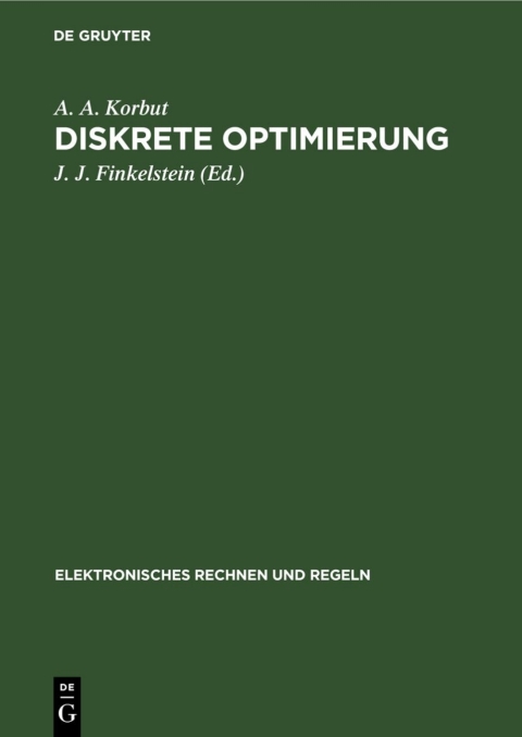 Cover image for book Diskrete Optimierung