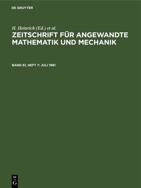Cover image for book Juli 1981