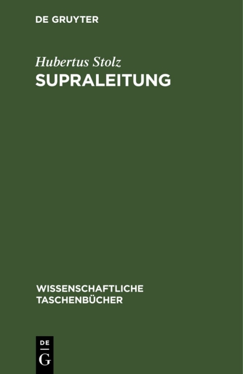 Cover image for book Supraleitung
