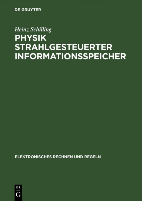 Cover image for book Physik strahlgesteuerter Informationsspeicher