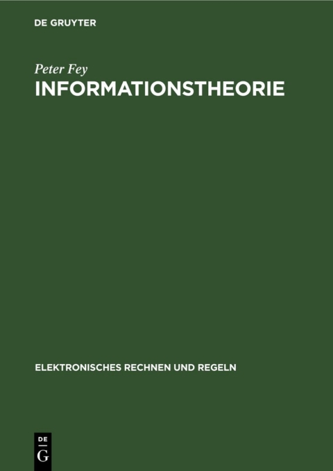 Cover image for book Informationstheorie