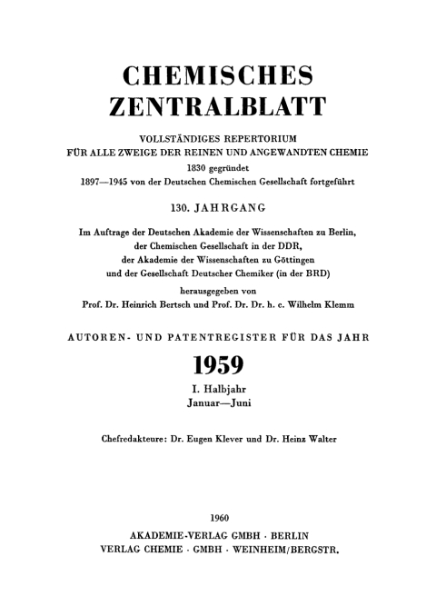 Cover image for book 1959, Halbjahr 1: Januar - Juni