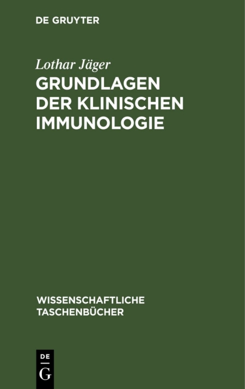 Cover image for book Grundlagen der Klinischen Immunologie