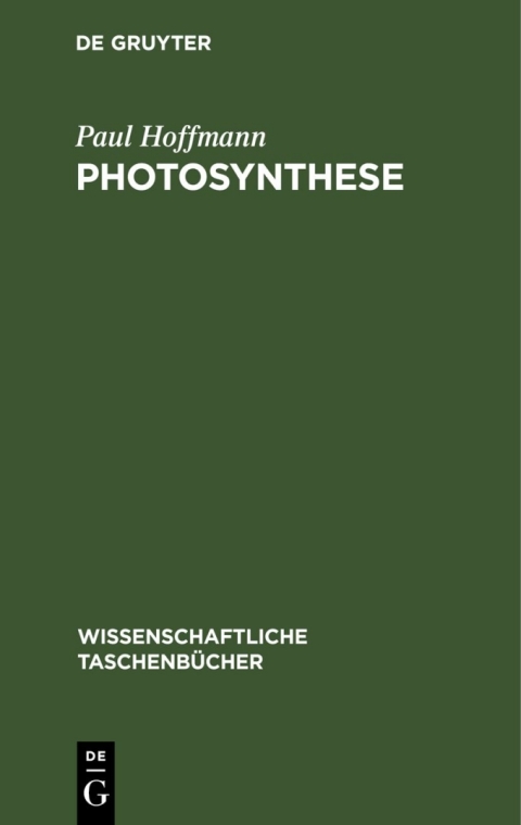 Cover image for book Photosynthese
