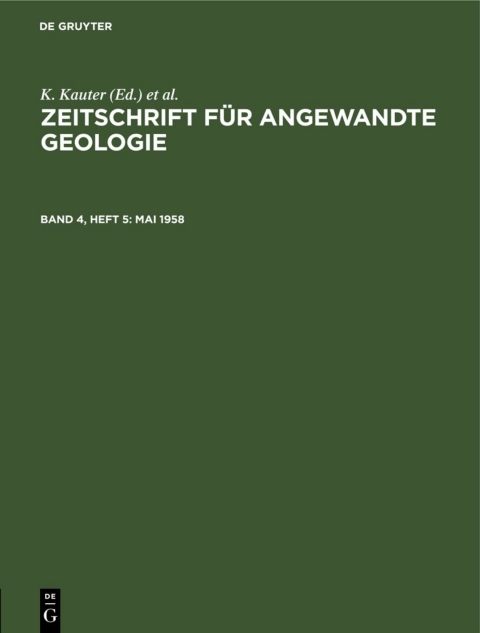Cover image for book Mai 1958