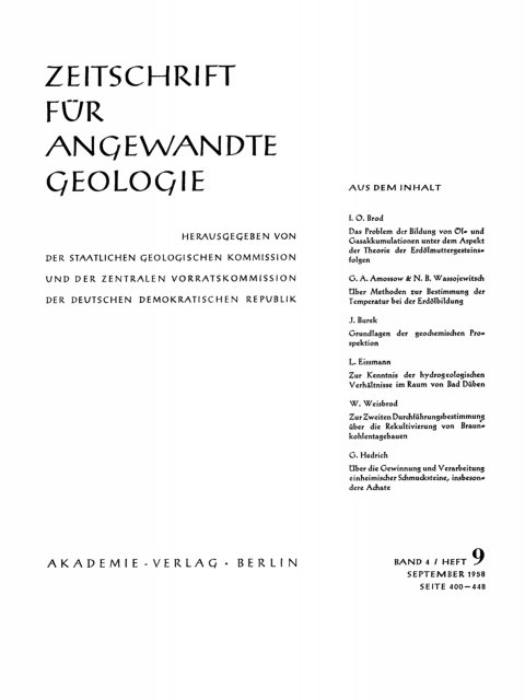 Cover image for book September 1958