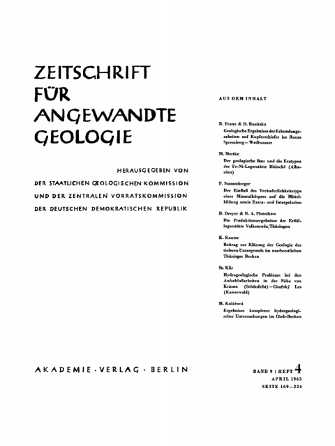Cover image for book April 1963
