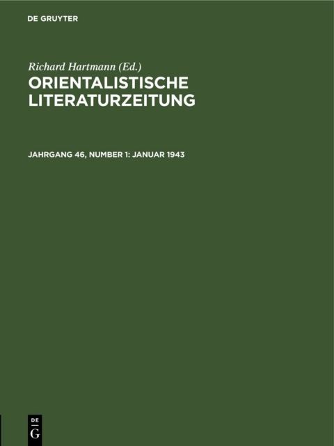Cover image for book Januar 1943