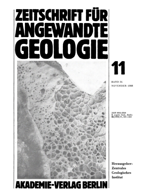 Cover image for book November 1988