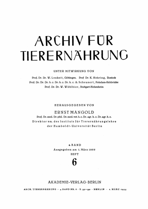 Cover image for book März 1955