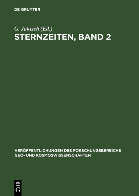 Cover image for book Sternzeiten, Band 2