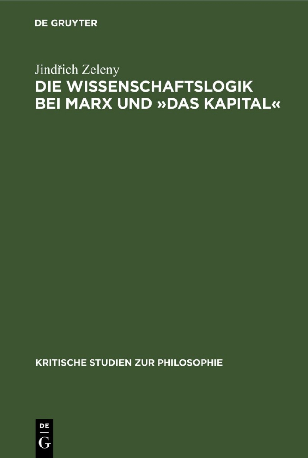 Page Fidelity Die Wissenschaftslogik bei Marx und »Das Kapital«; $148.73
