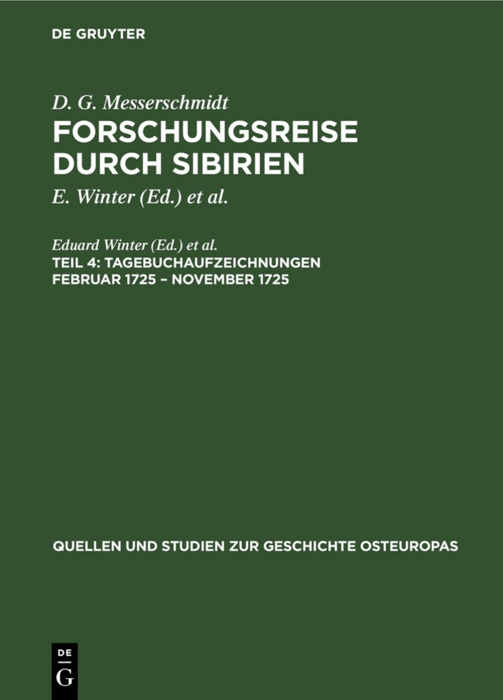 Page Fidelity Tagebuchaufzeichnungen Februar 1725 – November 1725; $148.73