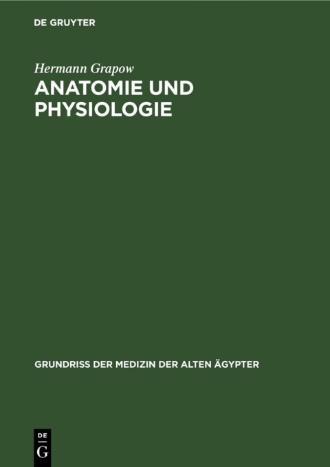Cover image for book Anatomie und Physiologie