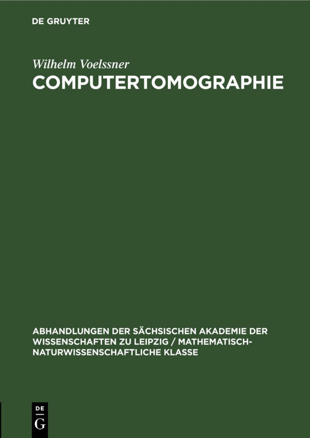 Page Fidelity Computertomographie; $148.73