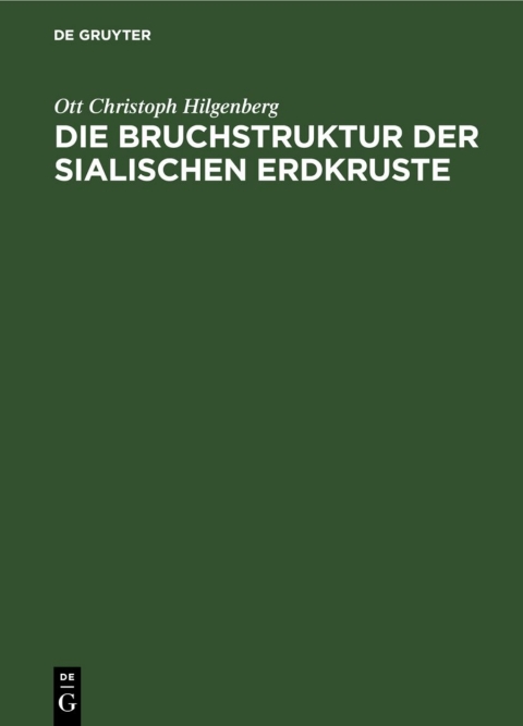 Cover image for book Die Bruchstruktur der sialischen Erdkruste