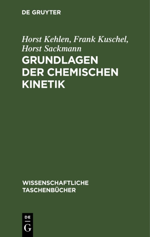 Cover image for book Grundlagen der chemischen Kinetik