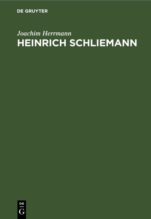 Cover image for book Heinrich Schliemann