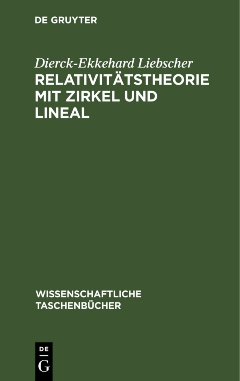 Cover image for book Relativitätstheorie mit Zirkel und Lineal