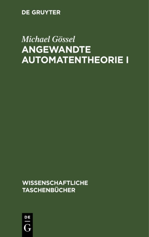 Cover image for book Angewandte Automatentheorie I