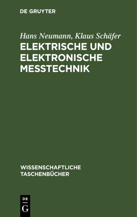 Cover image for book Elektrische und elektronische Meßtechnik