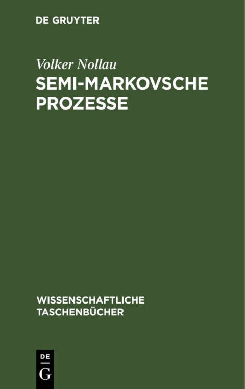 Cover image for book Semi-Markovsche Prozesse